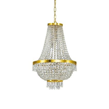Ideal Lux - LED Kristalni luster na lancu CAESAR 9xG9/3W/230V