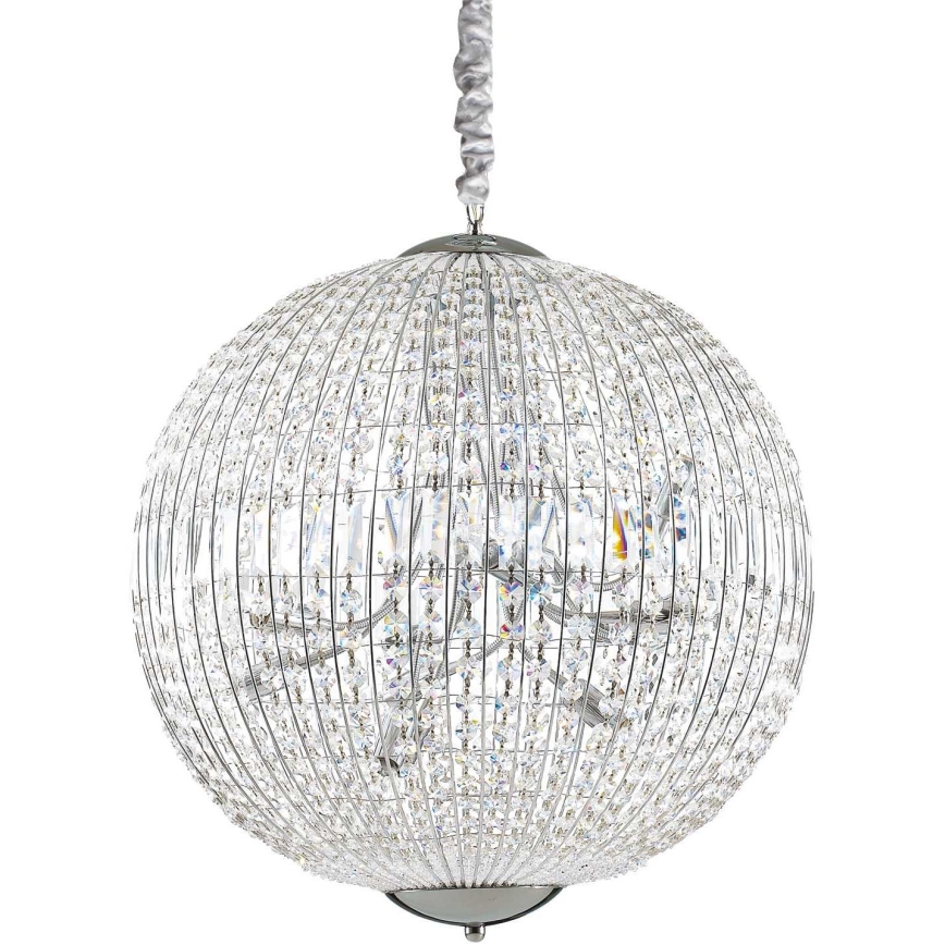 Ideal Lux - LED Kristalni luster na lancu LUXOR 12xG9/3W/230V pr. 60 cm prozirna