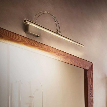 Ideal Lux - LED Lampa za slike BOW LED/8W/230V 76 cm CRI 90 zlatna