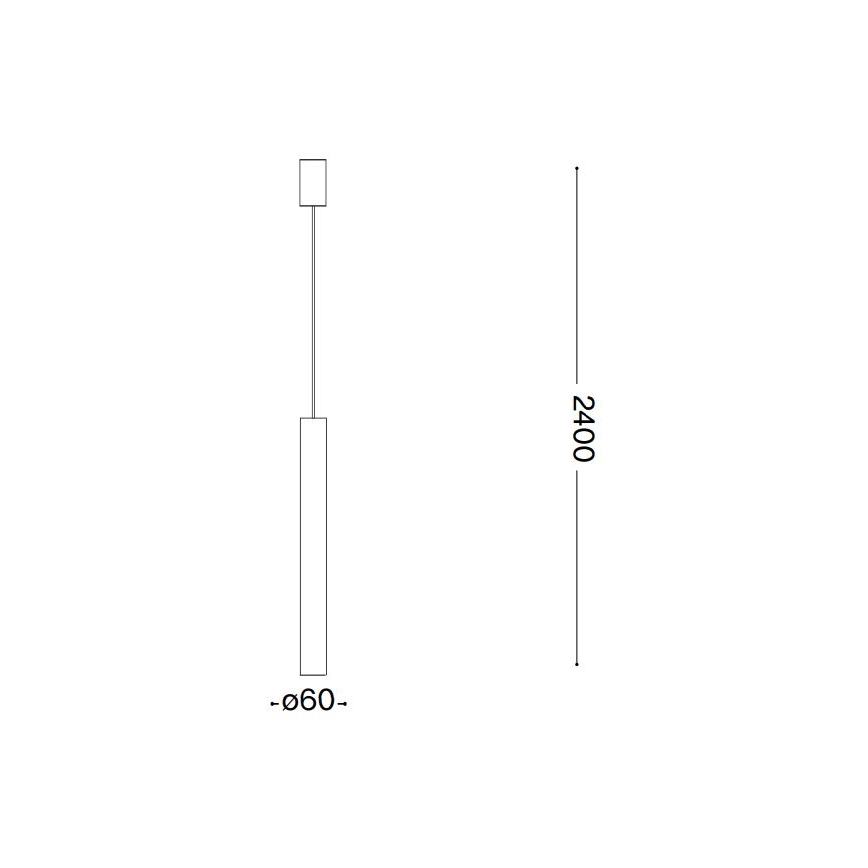 Ideal Lux - LED luster na sajli 1xGU10/7W/230V CRI 90