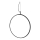Ideal Lux - LED luster na sajli CIRCUS LED/29W/230V pr. 44 cm CRI 90 crno