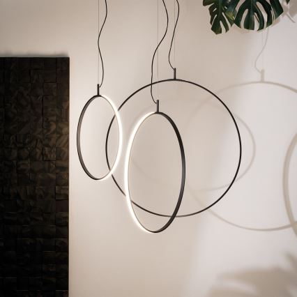 Ideal Lux - LED luster na sajli CIRCUS LED/36W/230V pr. 74,5 cm CRI 90 crno