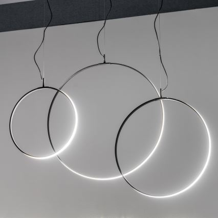 Ideal Lux - LED luster na sajli CIRCUS LED/36W/230V pr. 74,5 cm CRI 90 crno