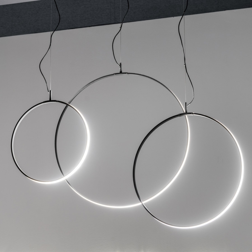 Ideal Lux - LED luster na sajli CIRCUS LED/36W/230V pr. 74,5 cm CRI 90 crno