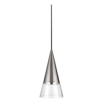 Ideal Lux - LED luster na sajli CONO 1xGU10/7W/230V pr. 15 cm CRI 90 mat krom