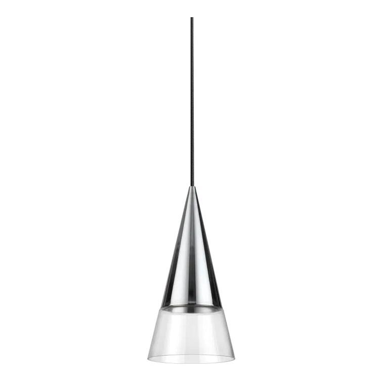 Ideal Lux - LED luster na sajli CONO 1xGU10/7W/230V pr. 15 cm CRI 90 sjajni krom