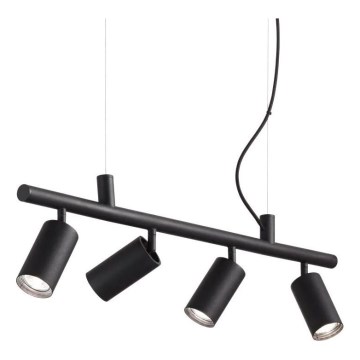 Ideal Lux - LED luster na sajli DYNAMITE 4xGU10/7W/230V CRI 90 crno