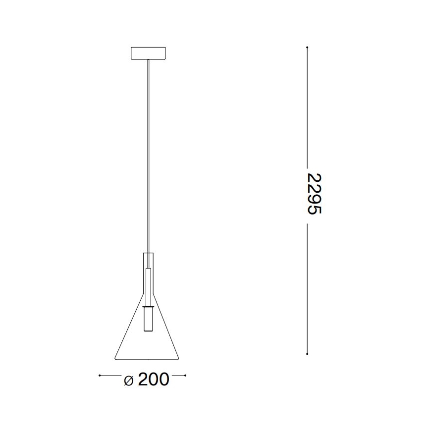 Ideal Lux - LED luster na sajli EMPIRE 1xG9/3W/230V