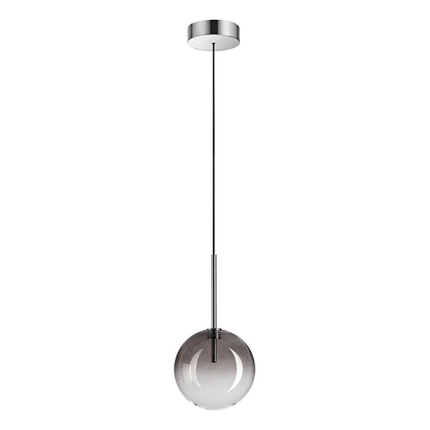 Ideal Lux - LED luster na sajli EQUINOXE 1xG4/2W/230V pr. 15 cm sjajni krom/dimno