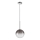 Ideal Lux - LED luster na sajli EQUINOXE 1xG4/2W/230V pr. 20 cm sjajni krom/dimno