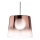 Ideal Lux - LED luster na sajli FADE 1xG9/3W/230V pr. 27,3 cm bakreno/dimno