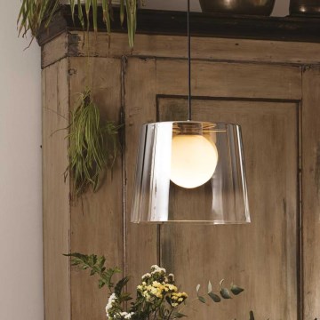 Ideal Lux - LED luster na sajli FADE 1xG9/3W/230V pr. 27,3 cm zlatna/dimno