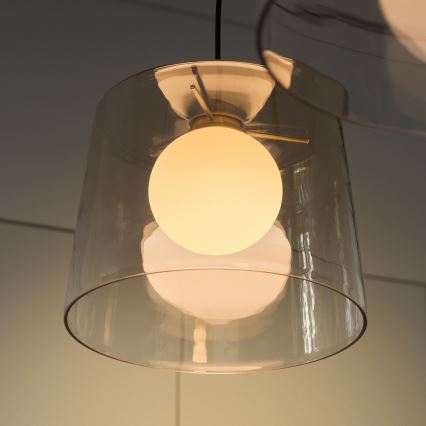 Ideal Lux - LED luster na sajli FADE 1xG9/3W/230V pr. 27,3 cm zlatna/dimno