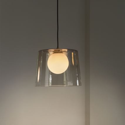 Ideal Lux - LED luster na sajli FADE 1xG9/3W/230V pr. 27,3 cm zlatna/dimno