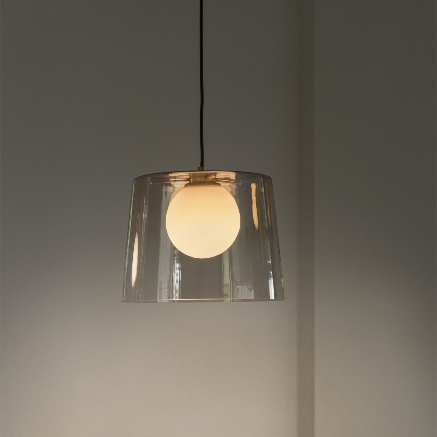 Ideal Lux - LED luster na sajli FADE 1xG9/3W/230V pr. 27,3 cm zlatna/dimno
