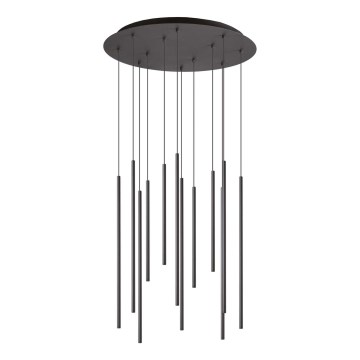 Ideal Lux - LED luster na sajli FILO LED/25W/230V crno
