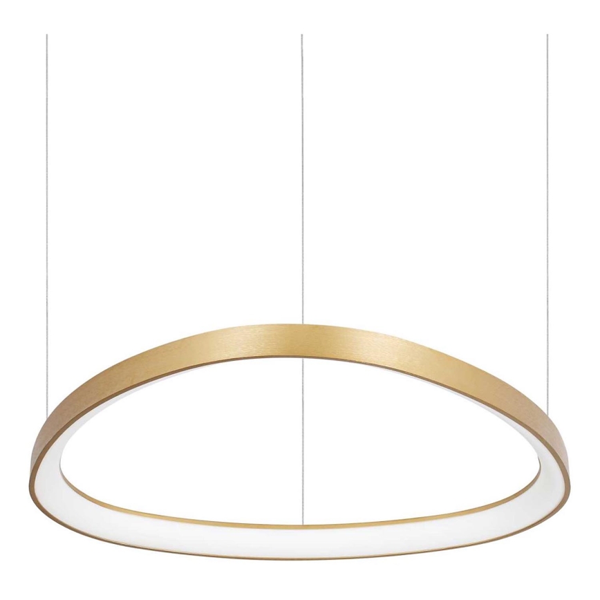 Ideal Lux - LED luster na sajli GEMINI LED/48W/230V pr. 61 cm CRI 90 zlatna