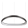 Ideal Lux - LED luster na sajli GEMINI LED/48W/230V pr. 61 cm crno