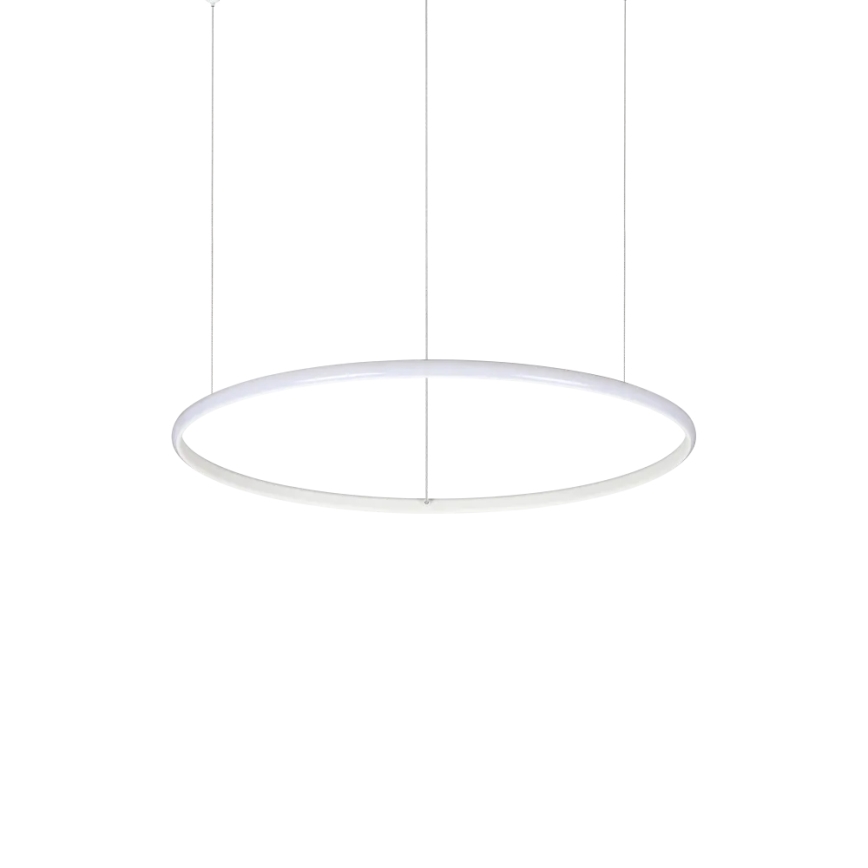 Ideal Lux - LED luster na sajli HULAHOOP LED/28W/230V 3000K pr. 61 cm CRI 90 bela