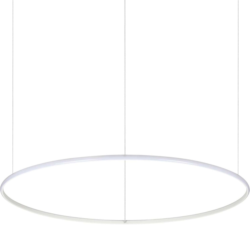 Ideal Lux - LED luster na sajli HULAHOOP LED/46W/230V 3000K pr. 100 cm CRI 90 bela
