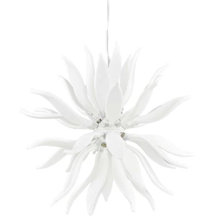 Ideal Lux - LED luster na sajli LEAVES 12xG9/3W/230V pr. 80 cm bela