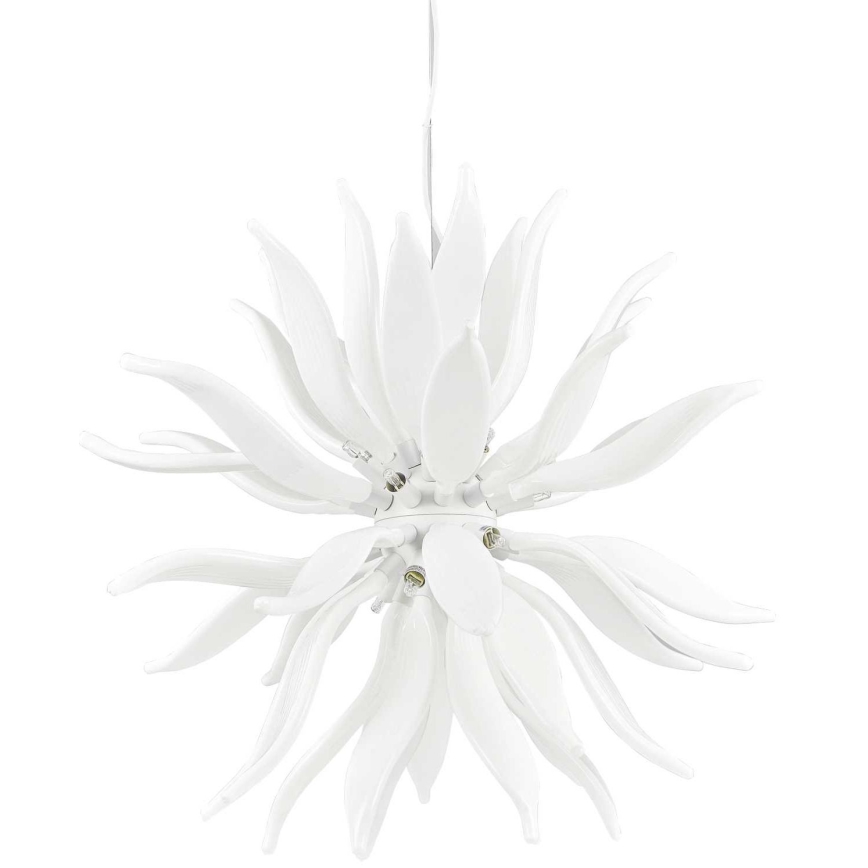 Ideal Lux - LED luster na sajli LEAVES 12xG9/3W/230V pr. 80 cm bela