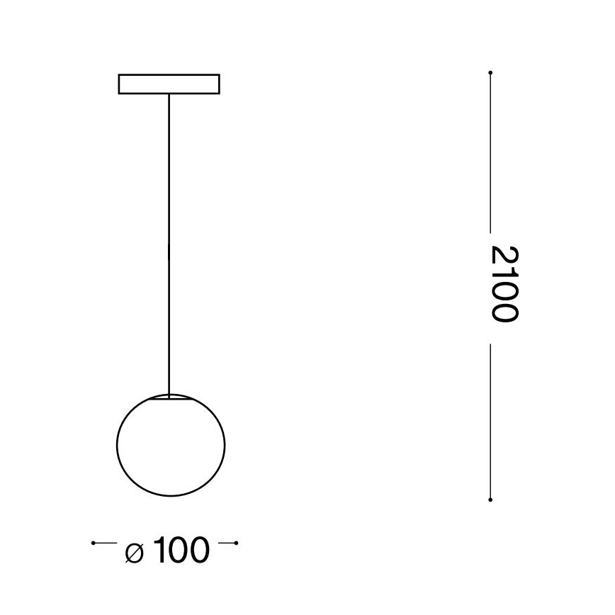 Ideal Lux - LED luster na sajli MAPA 1xG9/3W/230V pr. 10 cm bela