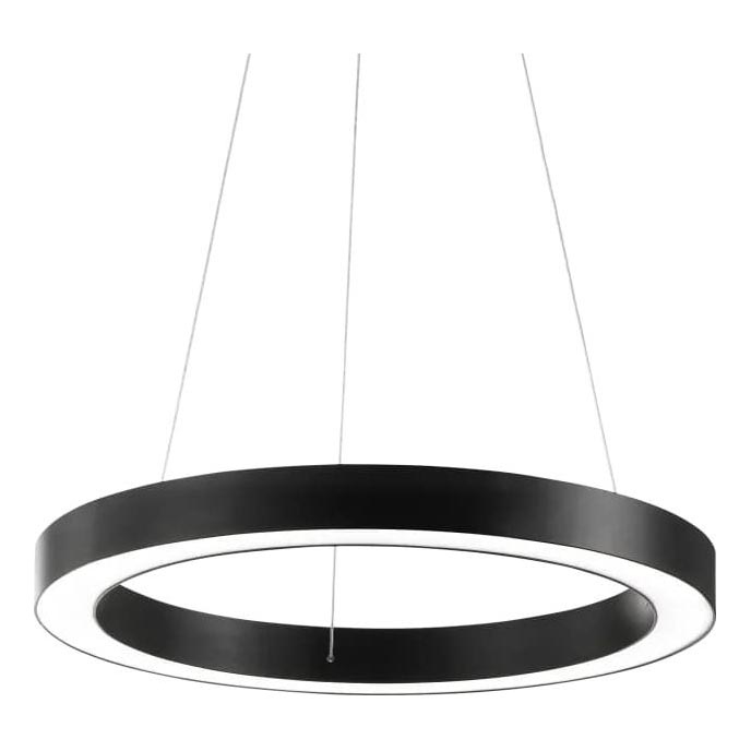 Ideal Lux - LED luster na sajli ORACLE LED/28W/230V 3000K pr. 50 cm CRI 90 crno
