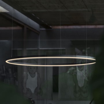 Ideal Lux - LED luster na sajli ORACLE LED/89W/230V 3000K pr. 150 cm crno