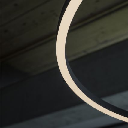Ideal Lux - LED luster na sajli ORACLE LED/89W/230V 3000K pr. 150 cm crno