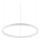 Ideal Lux - LED luster na sajli ORACLE SLIM LED/29W/230V 2700K pr. 50 cm bela