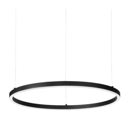 Ideal Lux - LED Prigušivi luster na sajli ORACLE SLIM LED/29W/230V 3000K pr. 50 cm crno
