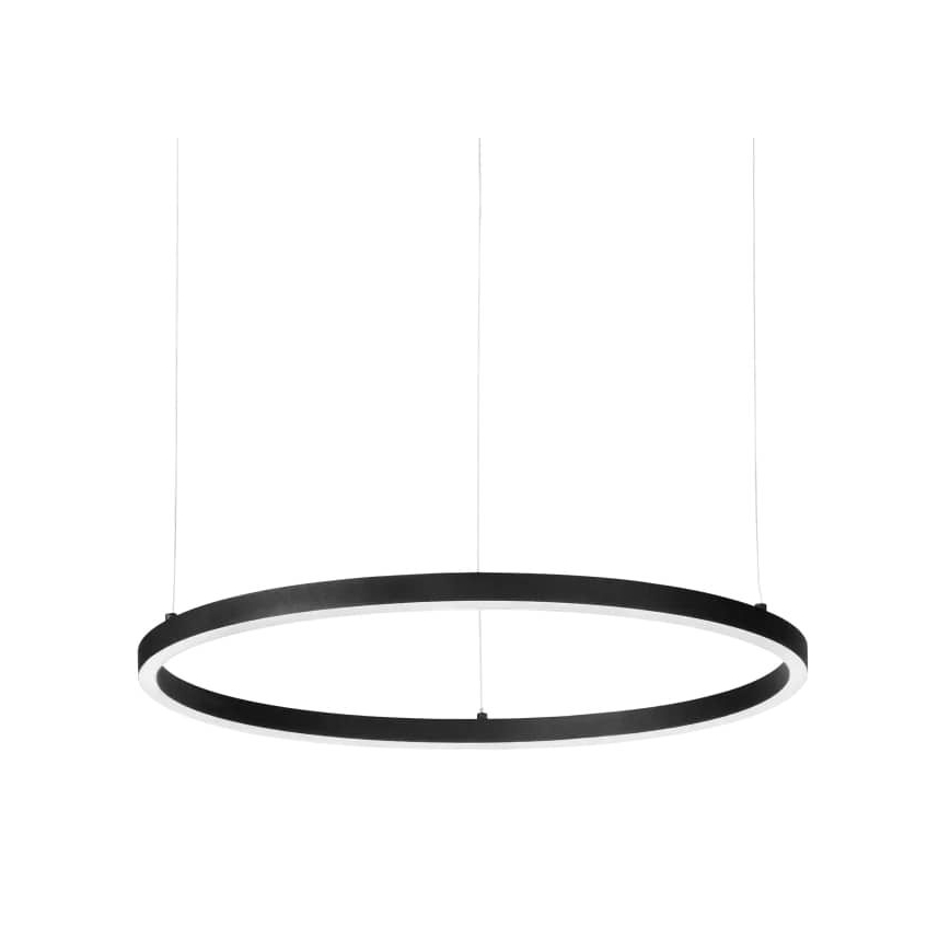 Ideal Lux - LED Prigušivi luster na sajli ORACLE SLIM LED/29W/230V 3000K pr. 50 cm crno