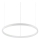 Ideal Lux - LED luster na sajli ORACLE SLIM LED/32W/230V 3000K pr. 50 cm bela