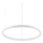 Ideal Lux - LED luster na sajli ORACLE SLIM LED/32W/230V 4000K pr. 50 cm bela