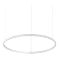 Ideal Lux - LED luster na sajli ORACLE SLIM LED/38W/230V 3000K Ø 70 cm bela