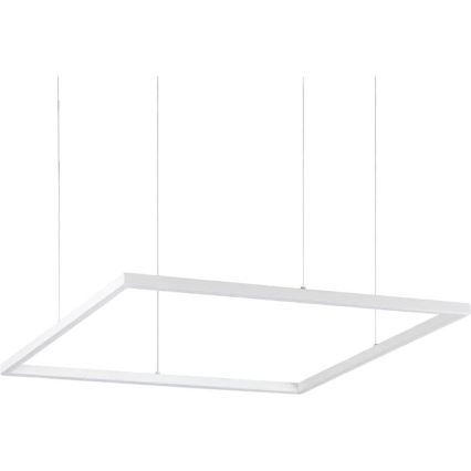 Ideal Lux - LED luster na sajli ORACLE SLIM LED/41W/230V 3000K 70x70 cm bela