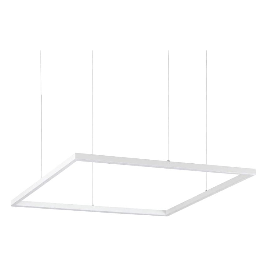 Ideal Lux - LED luster na sajli ORACLE SLIM LED/41W/230V 3000K 70x70 cm bela