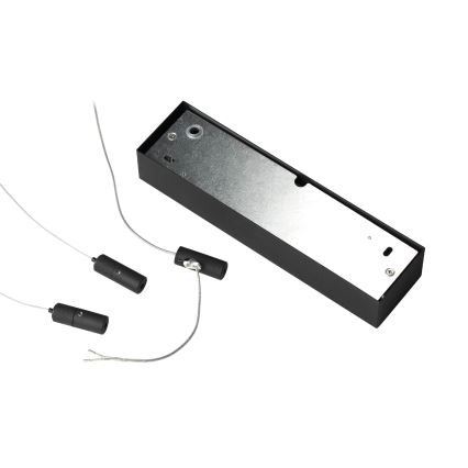 Ideal Lux - LED luster na sajli ORACLE SLIM LED/41W/230V 3000K 70x70 cm crno