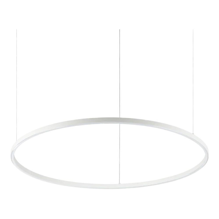 Ideal Lux - LED luster na sajli ORACLE SLIM LED/53W/230V 2700K pr. 90 cm bela