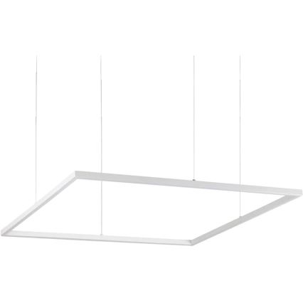 Ideal Lux - LED luster na sajli ORACLE SLIM LED/53W/230V 3000K 90x90 cm bela
