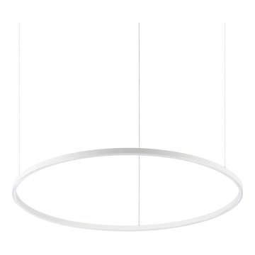 Ideal Lux - LED luster na sajli ORACLE SLIM LED/55W/230V 4000K pr. 90 cm bela