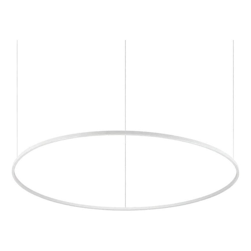 Ideal Lux - LED luster na sajli ORACLE SLIM LED/89W/230V 3000K pr. 150 cm bela