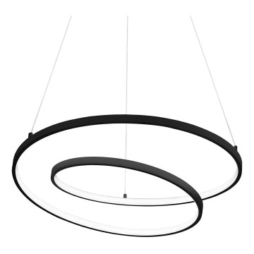 Ideal Lux - LED luster na sajli OZ LED/47W/230V pr. 60 cm CRI 90 crno