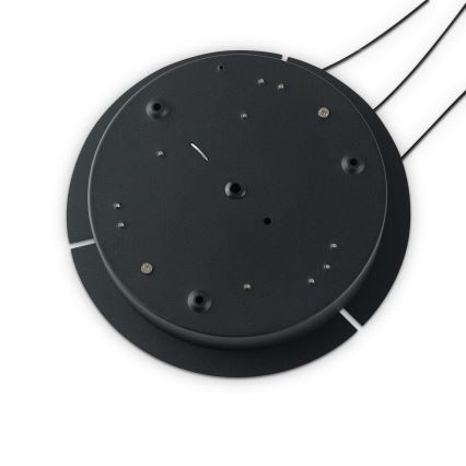 Ideal Lux - LED luster na sajli OZ LED/52W/230V pr. 80 cm CRI 90 crno