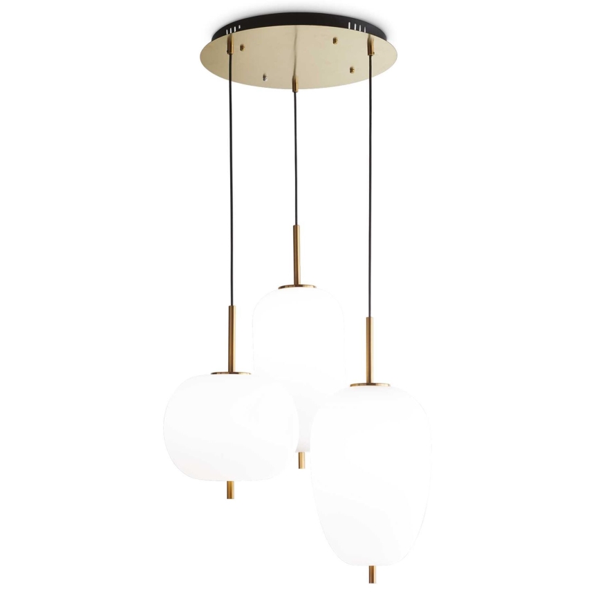 Ideal Lux - LED luster na sajli UMILE LED/55W/230V pr. 60 cm CRI 90 mesing
