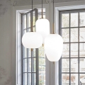 Ideal Lux - LED luster na sajli UMILE LED/55W/230V prečnika 60 cm CRI 90 mesing/bela