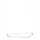 Ideal Lux - LED luster na sajli WAVES LED/45W/230V CRI 90 bela