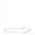 Ideal Lux - LED luster na sajli WAVES LED/54W/230V CRI 90 bela