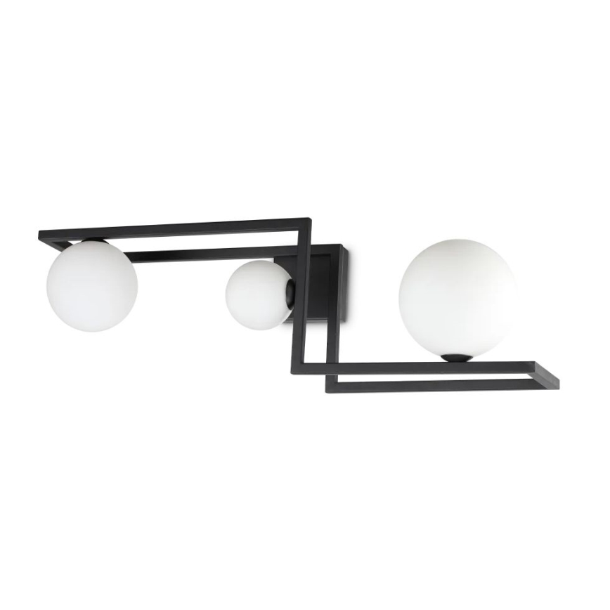 Ideal Lux - LED Nadgradni luster ANGOLO 3xG9/3W/230V crno